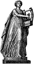 Аполлон Мусагет. Античная статуя, Рим