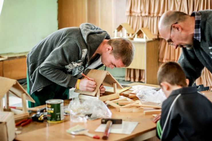Творческие занятия с детьми беженцев с Украины Творческие занятия с детьми беженцев с Украины